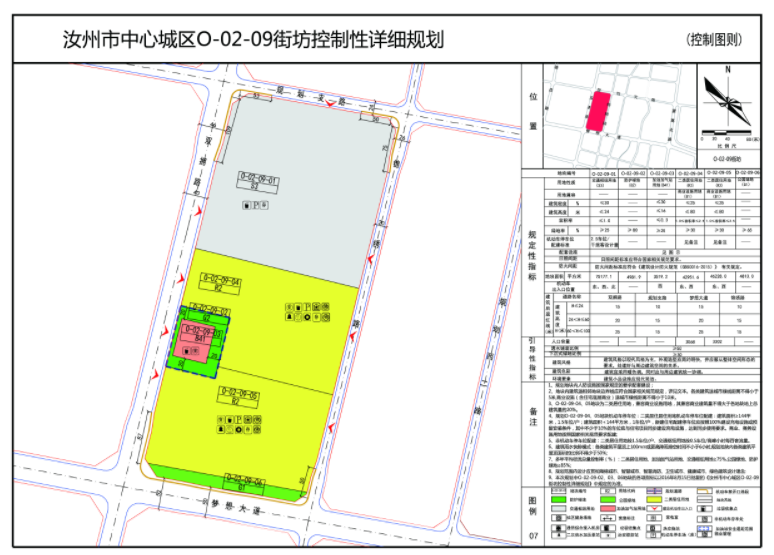 汝州市中心城区o-02-09街坊控制性详细规划