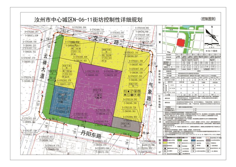 汝州市中心城区n-06-11街坊控制性详细规划